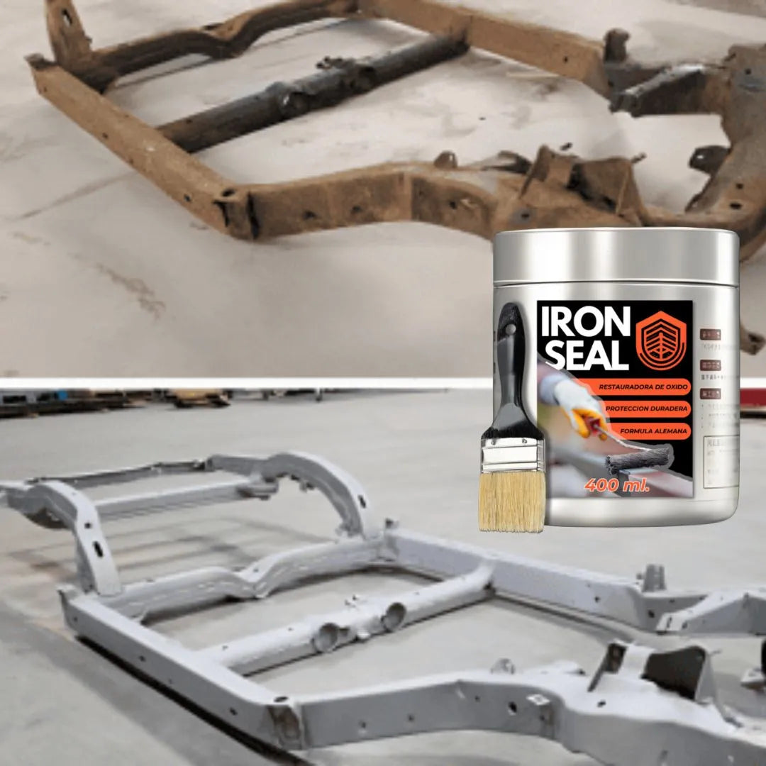Iron Seal 2x1🔥Pintura para Metales Que Aísla del Oxido 10 años de Garantia (Original)