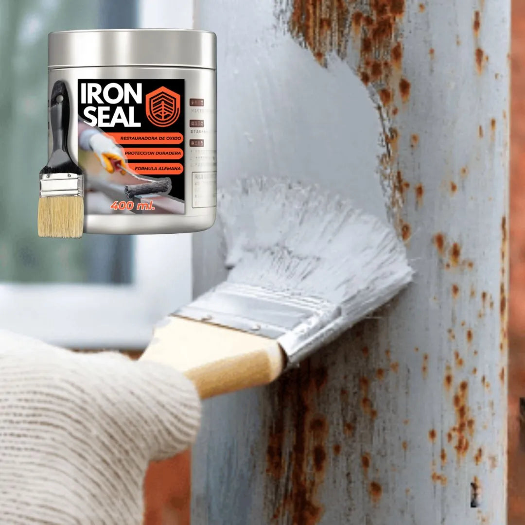 Iron Seal 2x1🔥Pintura para Metales Que Aísla del Oxido 10 años de Garantia (Original)