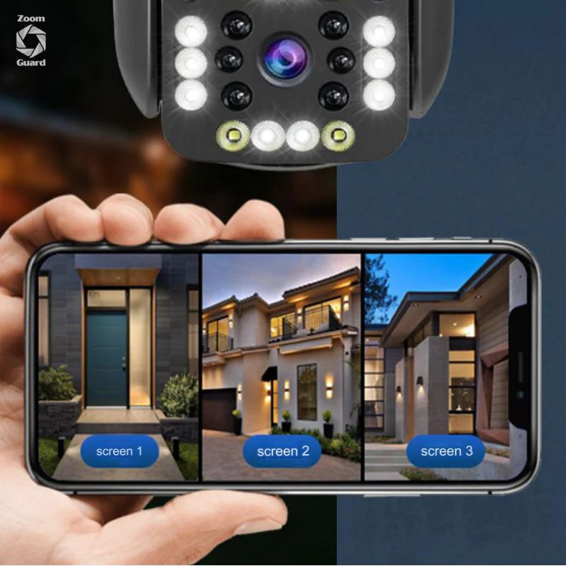 Zoom Guard: Cámara de Seguridad WiFi - ¡Compra 1, Llévate Painel solar! + Memoria ilimitada