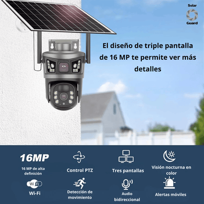Solar Guard: Cámara de Seguridad - 2 en 1 + Memoria ilimitada