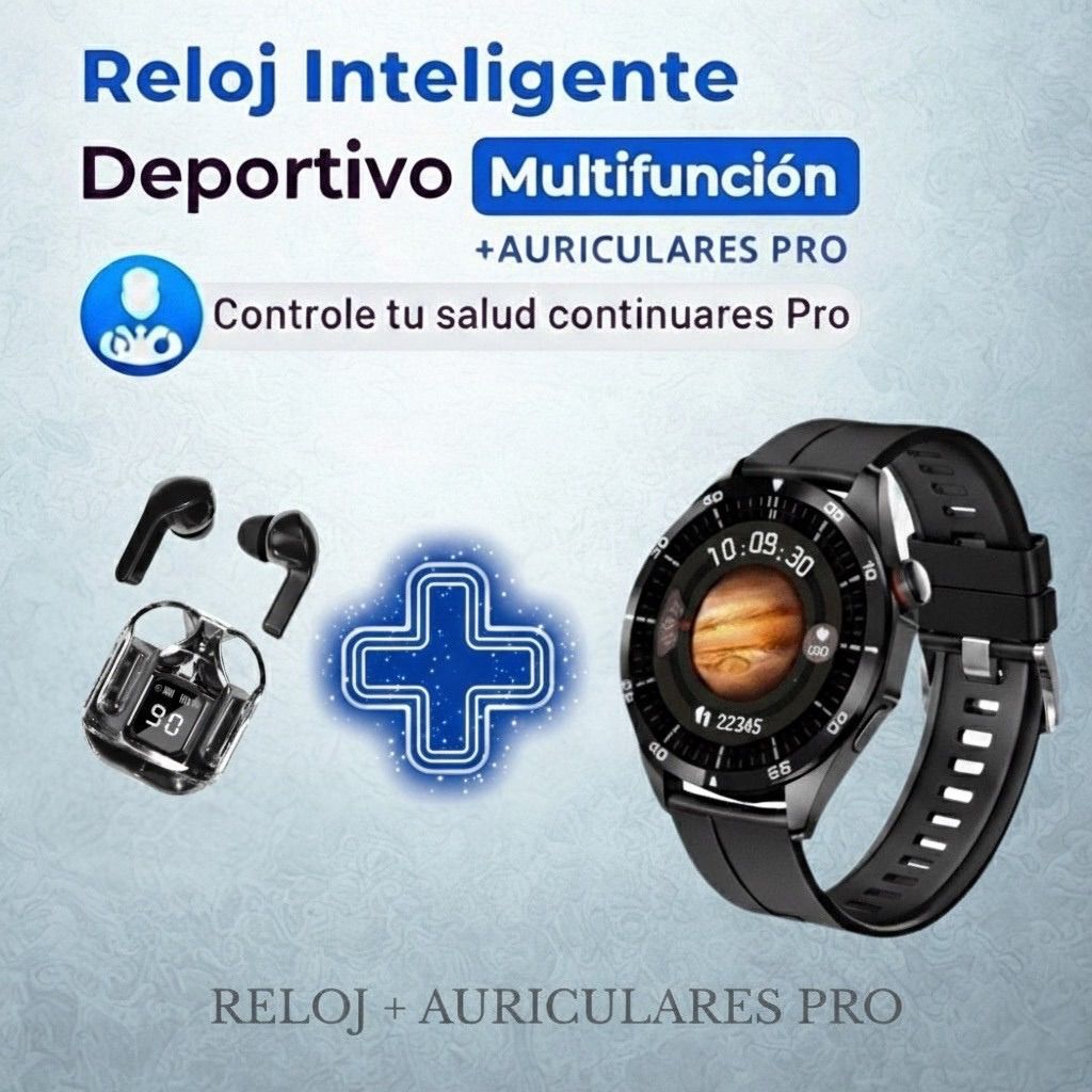 SMARTWATCH GT5 MAX + REGALO AURICULARES + Envío grátis