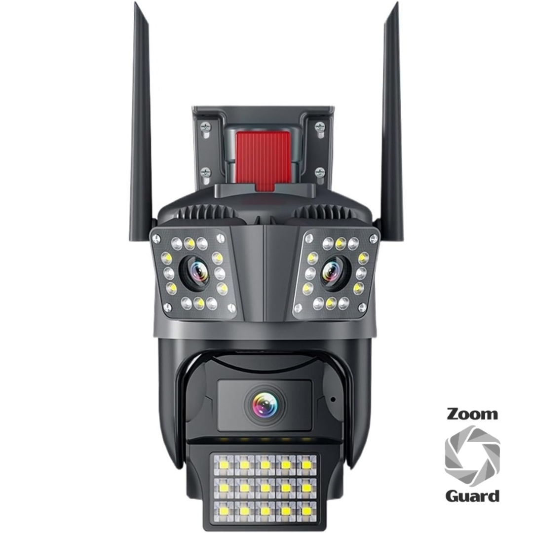 Zoom Guard: Cámara de Seguridad - kit 3x1 + Memoria ilimitada