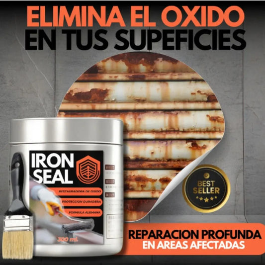 Iron Seal 2x1🔥Pintura para Metales Que Aísla del Oxido 10 años de Garantia (Original)